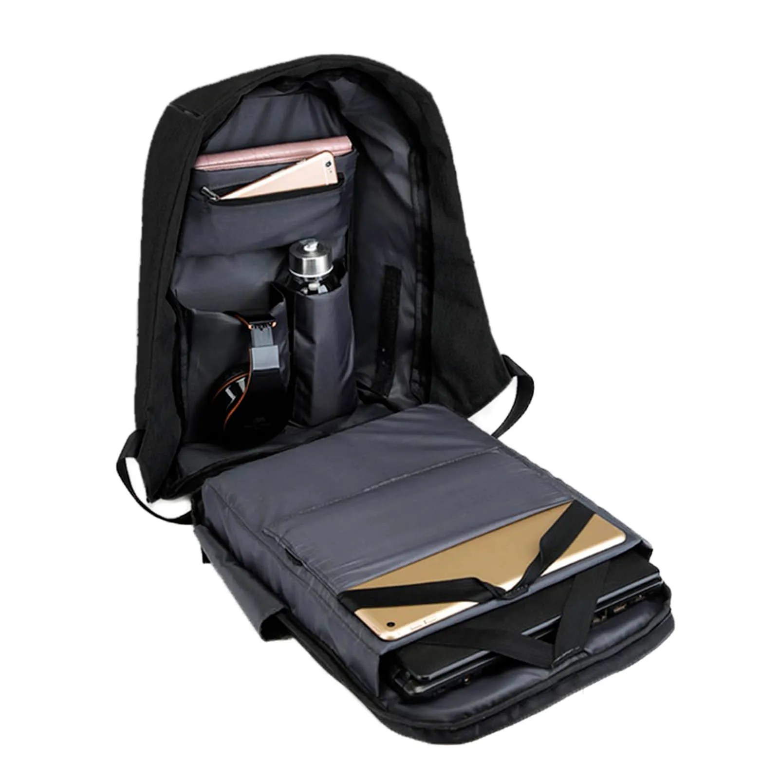 Mochila Backpack Antirrobo Contraagua Laptop Tablet