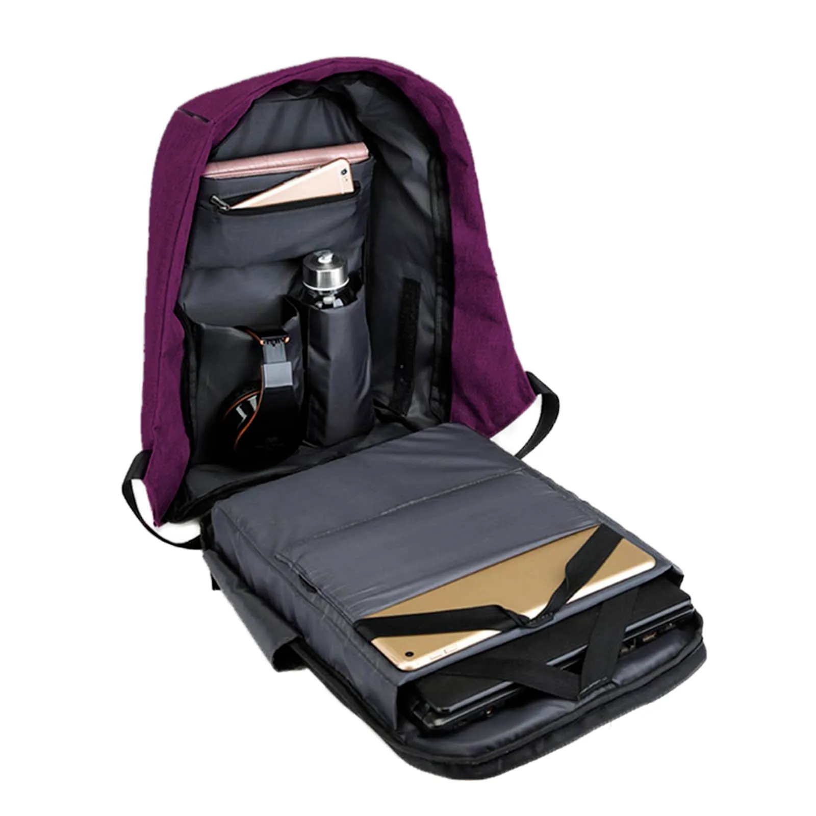Mochila Backpack Antirrobo Contraagua Laptop Tablet
