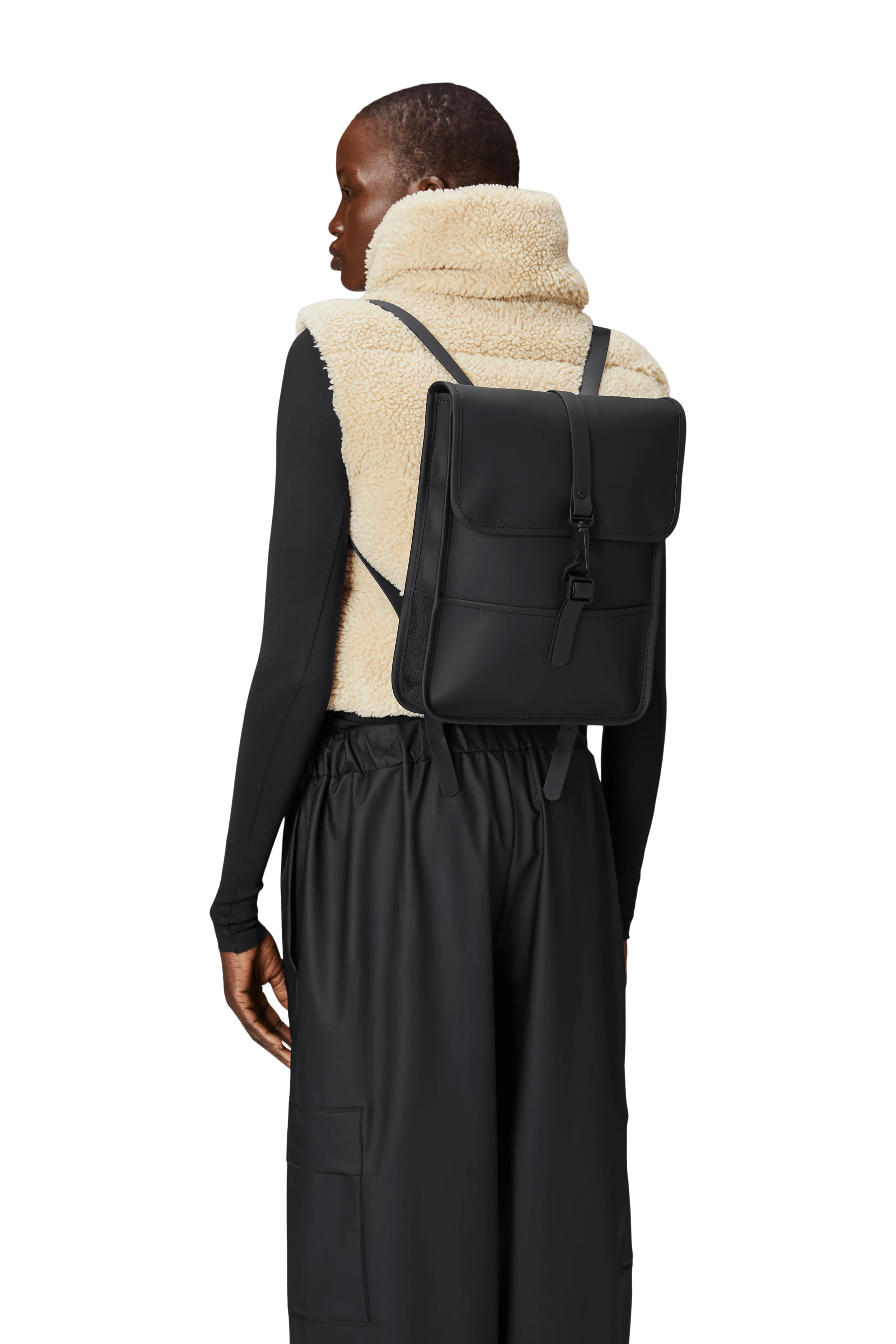 Mochila Rains Impermeable Backpack Micro Black