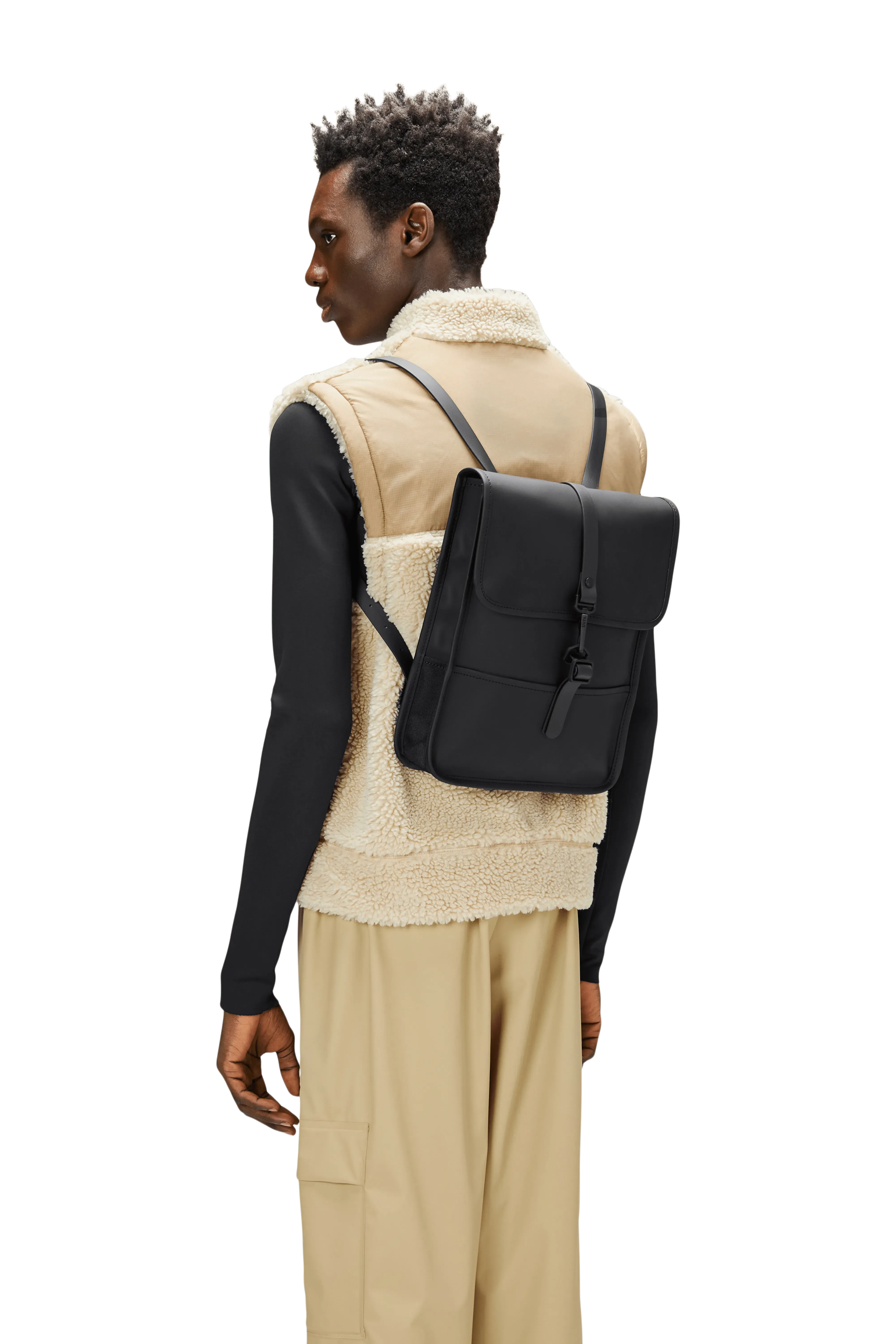 Mochila Rains Impermeable Backpack Micro Black