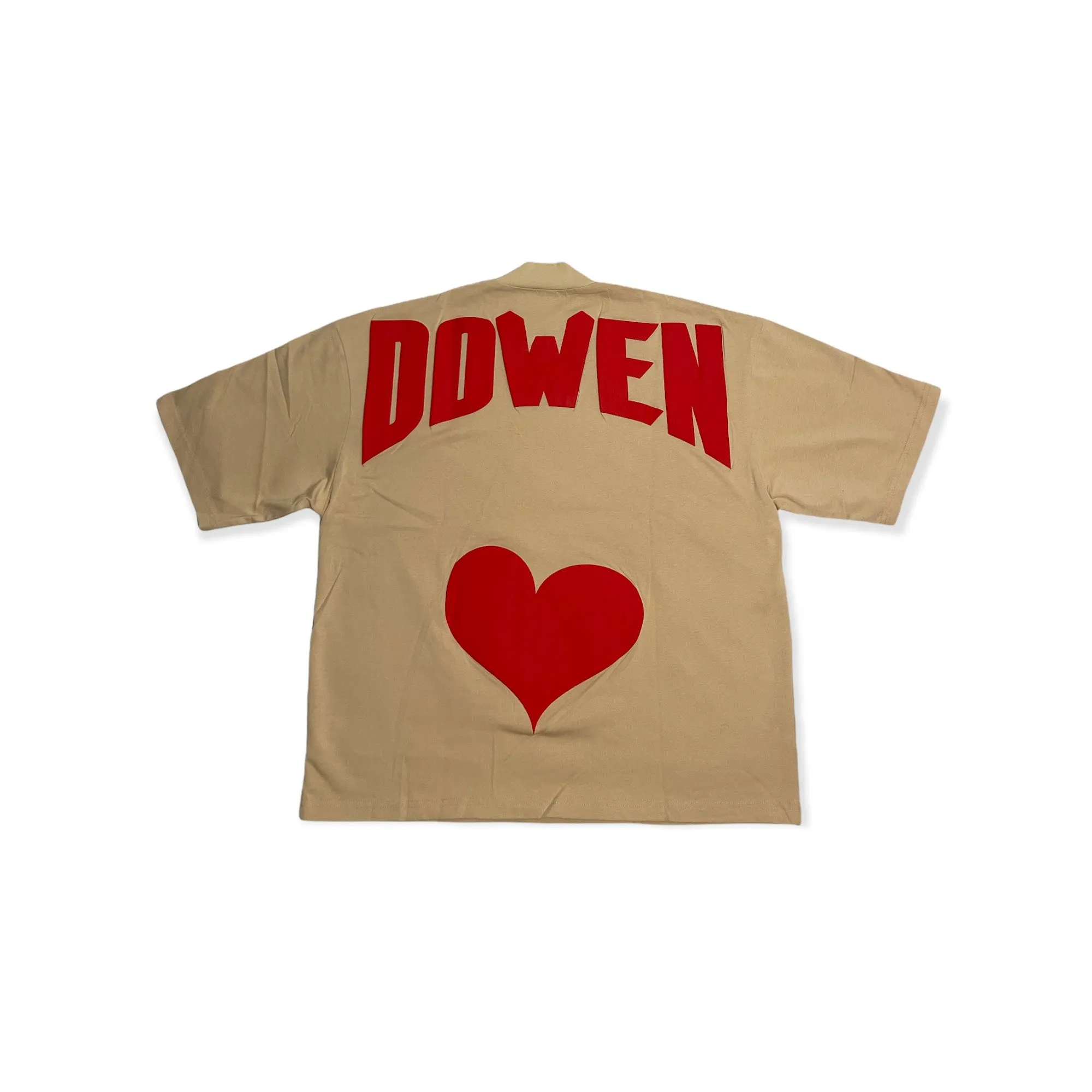 MOCK NECK HEART TEE