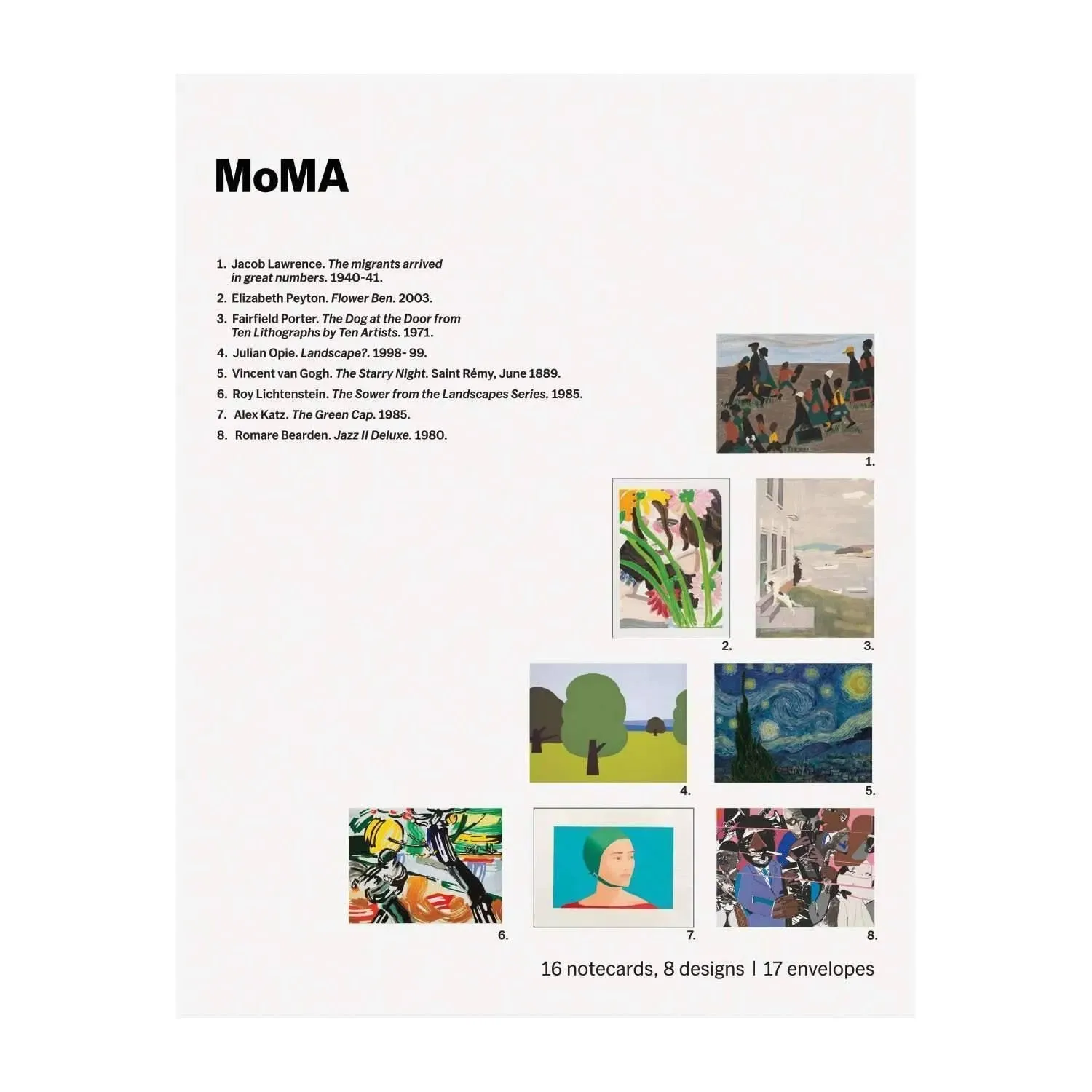 MoMA Landscapes & Figures Notecard Folio Box
