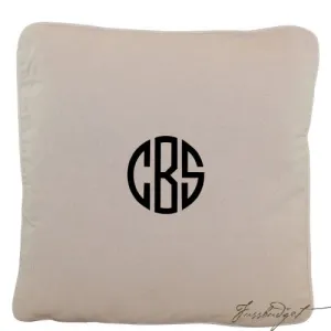 Monogrammed 16 x 16 Pillow