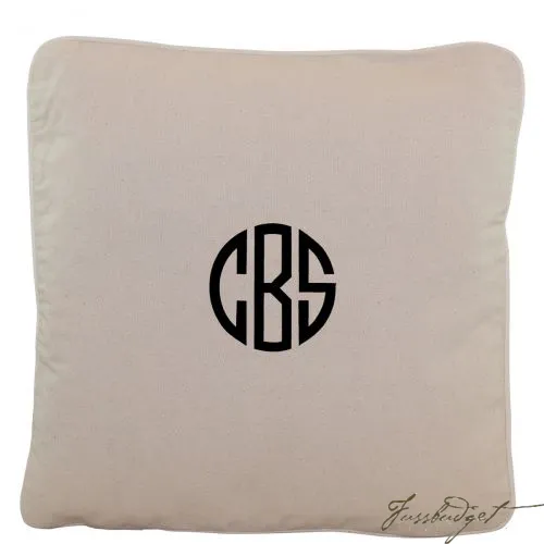 Monogrammed 16 x 16 Pillow