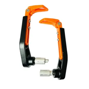 Motorcycle Brake Clutch Levers Protector Guard For Universal Bike All Model Motorcycle Fit (ORANGE)