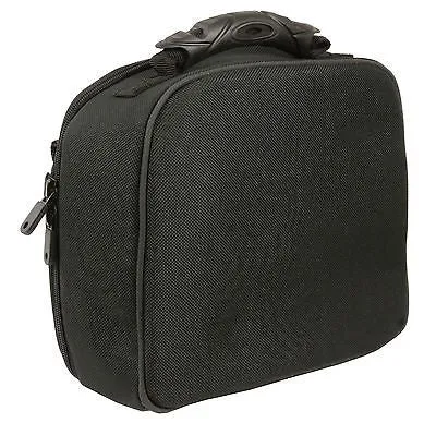 MOTORCYCLE NYLON SISSY T BAR BAG TRAVEL PLAIN LUGGAGE NEW WATERPROOF W/RAINCOVER