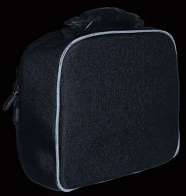 MOTORCYCLE NYLON SISSY T BAR BAG TRAVEL PLAIN LUGGAGE NEW WATERPROOF W/RAINCOVER