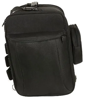 MOTORCYCLE RIDERS MEDIUM NYLON BACK REST SISSY TRAVEL BAR RACK BAG 14 16 11
