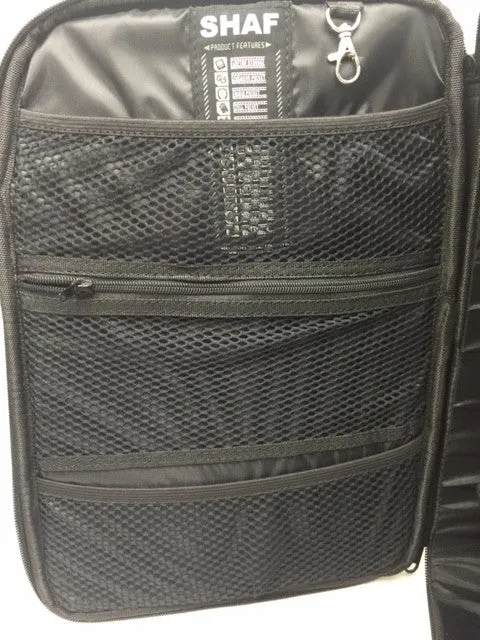 MOTORCYCLE RIDERS MEDIUM NYLON BACK REST SISSY TRAVEL BAR RACK BAG 14 16 11