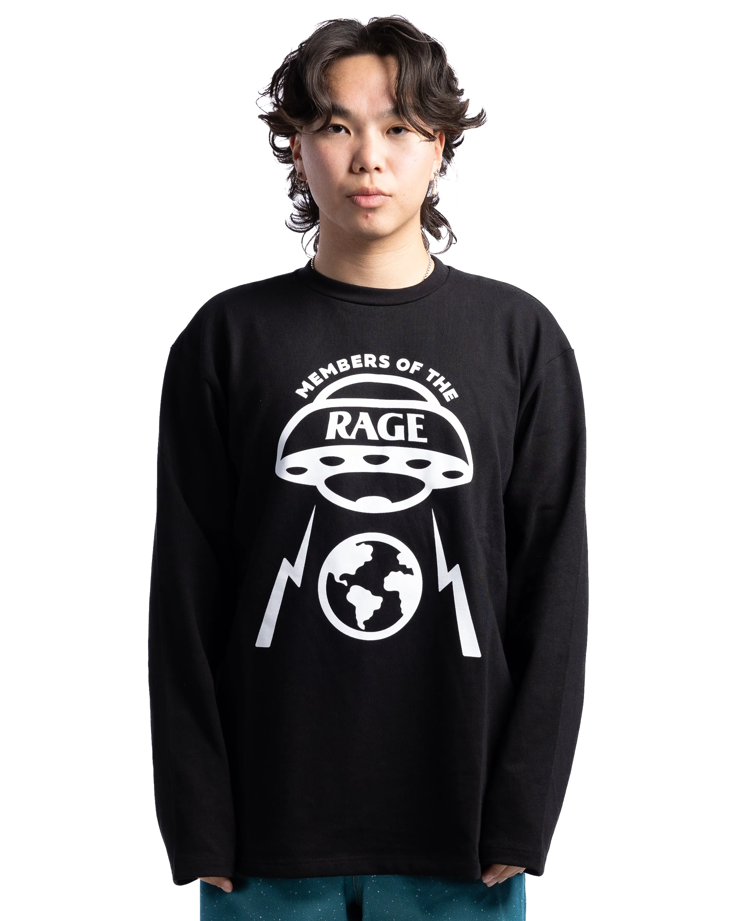 MOTR Oversized Logo LS Tee Black