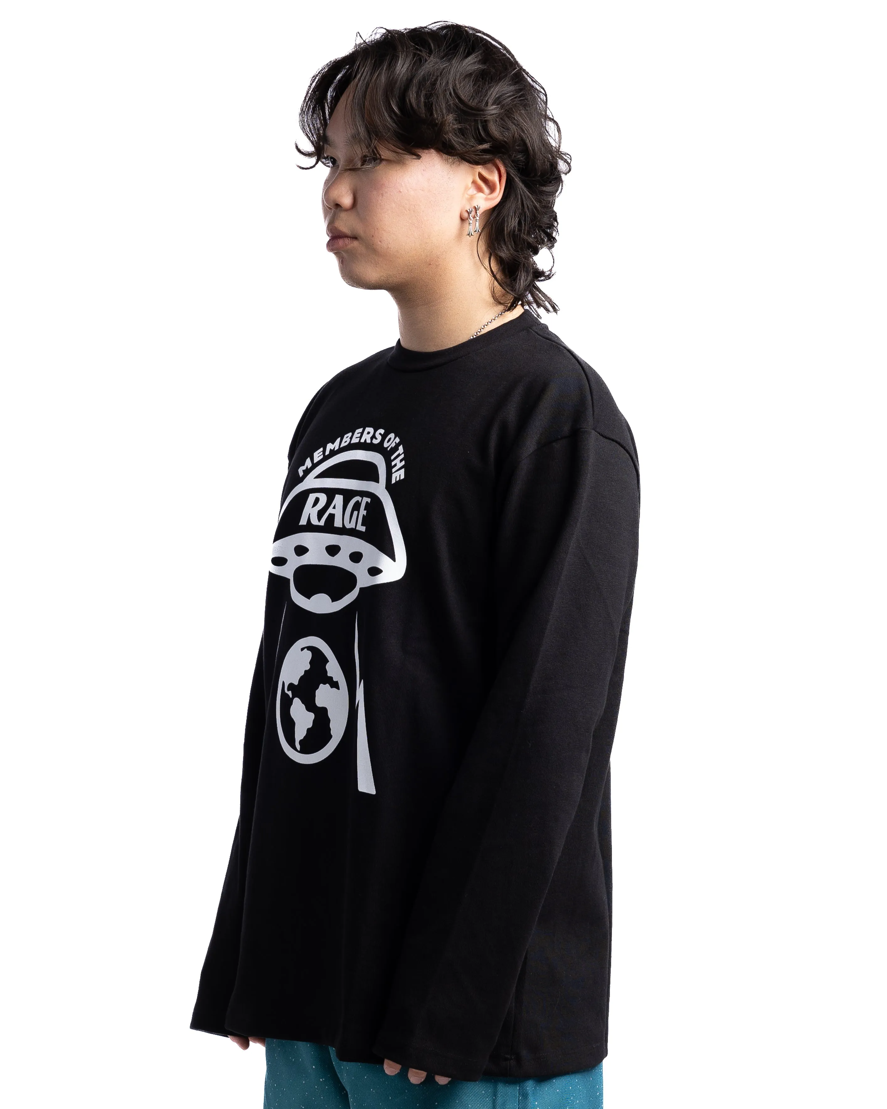 MOTR Oversized Logo LS Tee Black