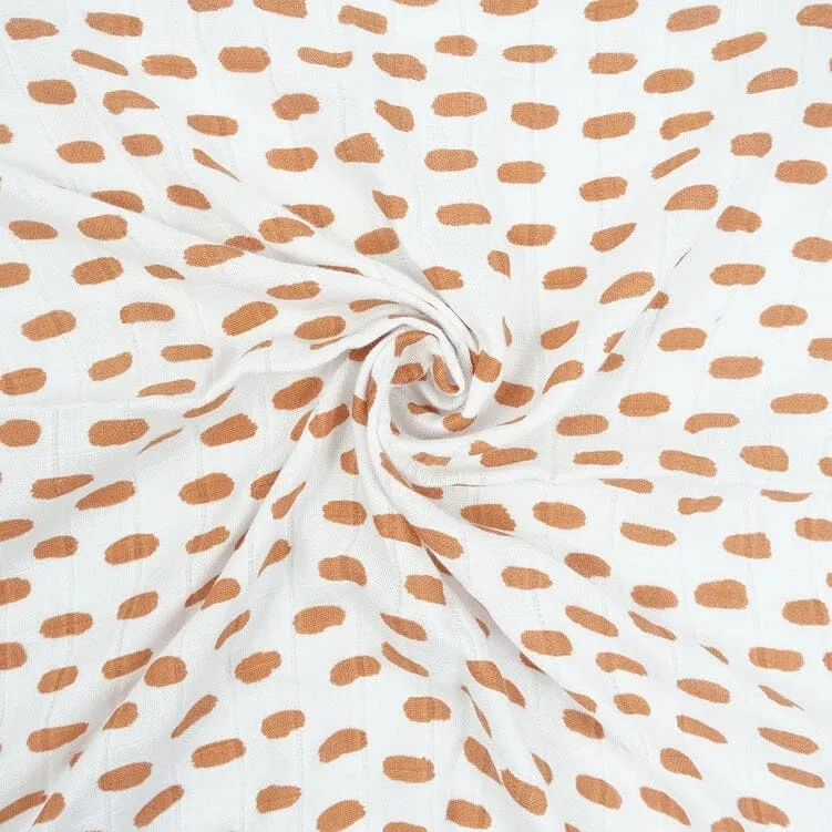 MuslinZ Bamboo/Organic Cotton Muslin Squares, Laurel Leaf - 3 Pack