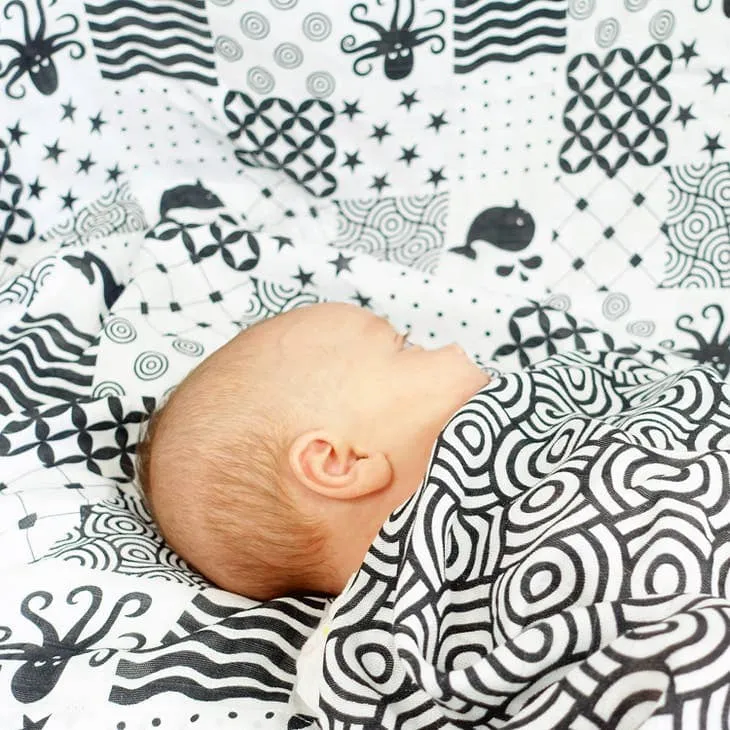 MuslinZ Bamboo/Organic Cotton Muslin Squares, Sensory - 3 Pack