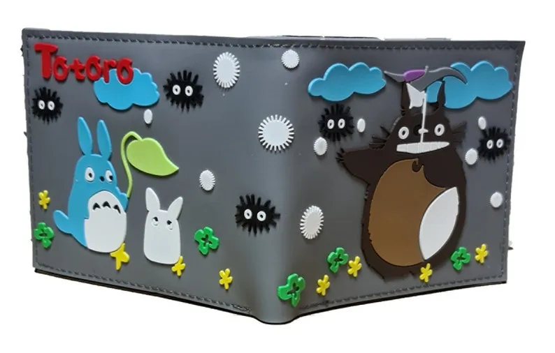 My Neighbor Totoro Anime Wallet - Totoro - Unisex - Grey / Premium PVC Rubber
