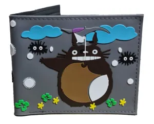 My Neighbor Totoro Anime Wallet - Totoro - Unisex - Grey / Premium PVC Rubber