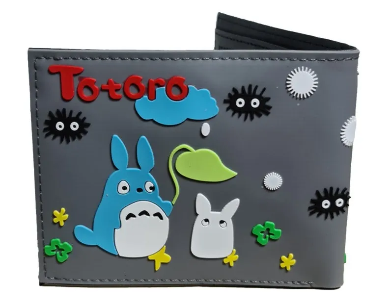 My Neighbor Totoro Anime Wallet - Totoro - Unisex - Grey / Premium PVC Rubber