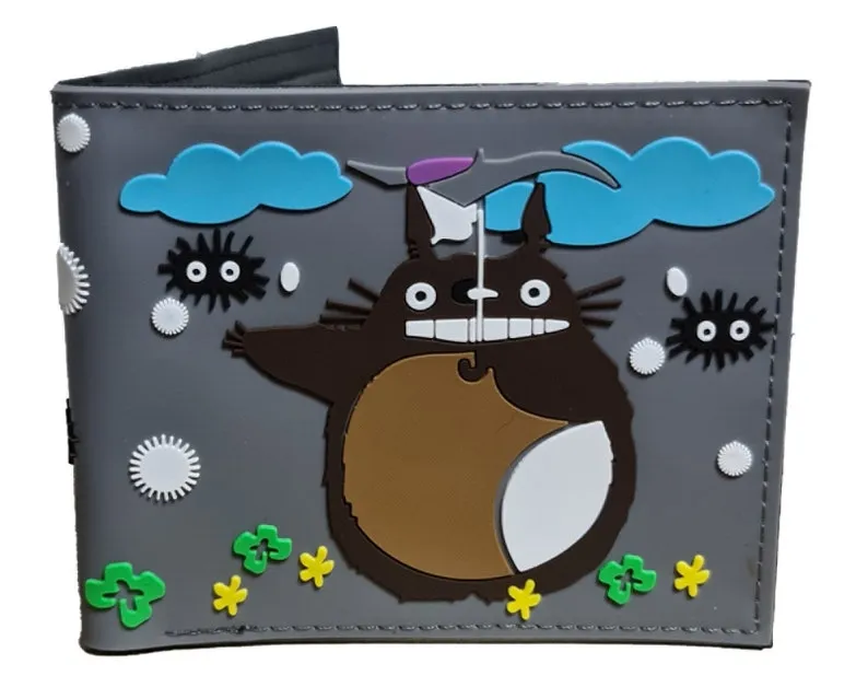 My Neighbor Totoro Anime Wallet - Totoro - Unisex - Grey / Premium PVC Rubber