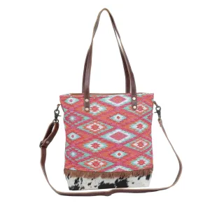 Myra Bag Pink Charm Tote Bag