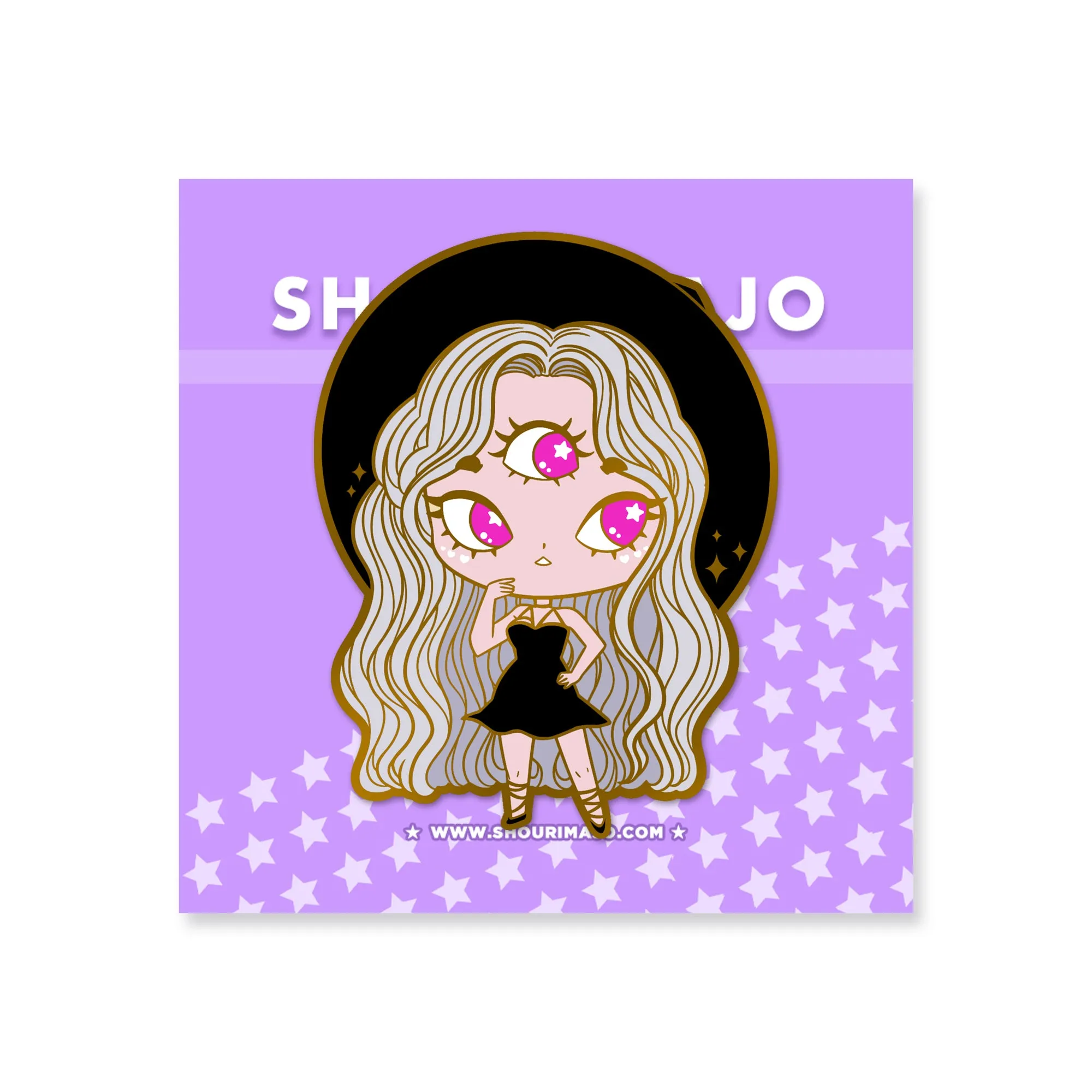 Mysterious Chibi Enamel Pin