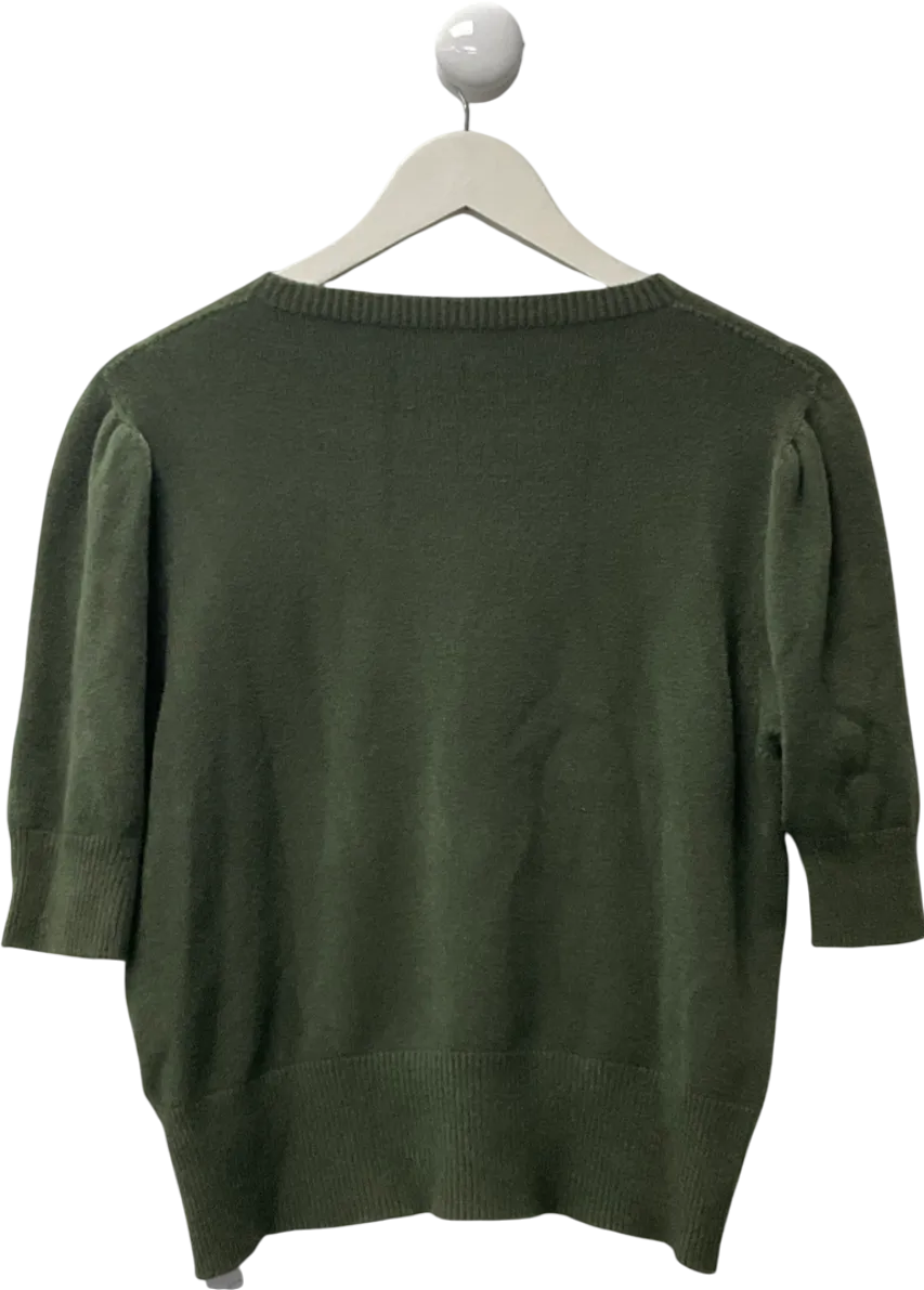 N°1 George Street Green Bonnie Knit Khaki UK S/M