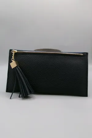 navy it's a classic zip wallet