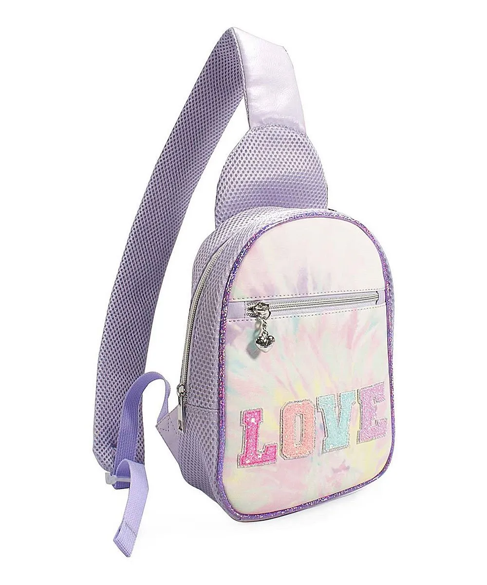 New Nordstrom Love Tie Dye Sling Backpack by OMG ACCESSORIES! Note: Has small mark strap as shown in pics!