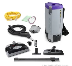 NEW Proteam Super Coach Pro 10 QT Vacuum Cleaner with Power Head