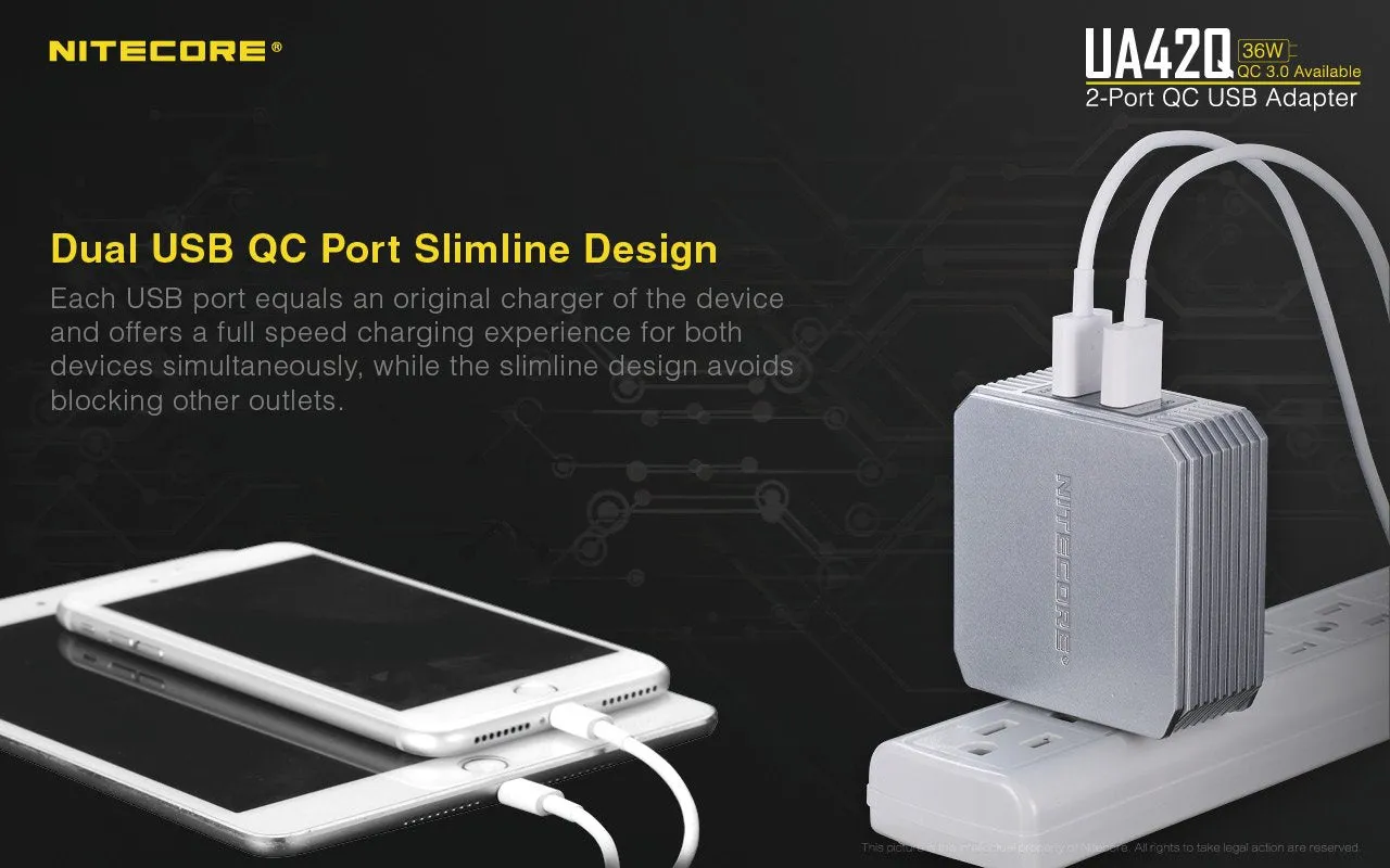 Nitecore - UA42Q USB Adapter