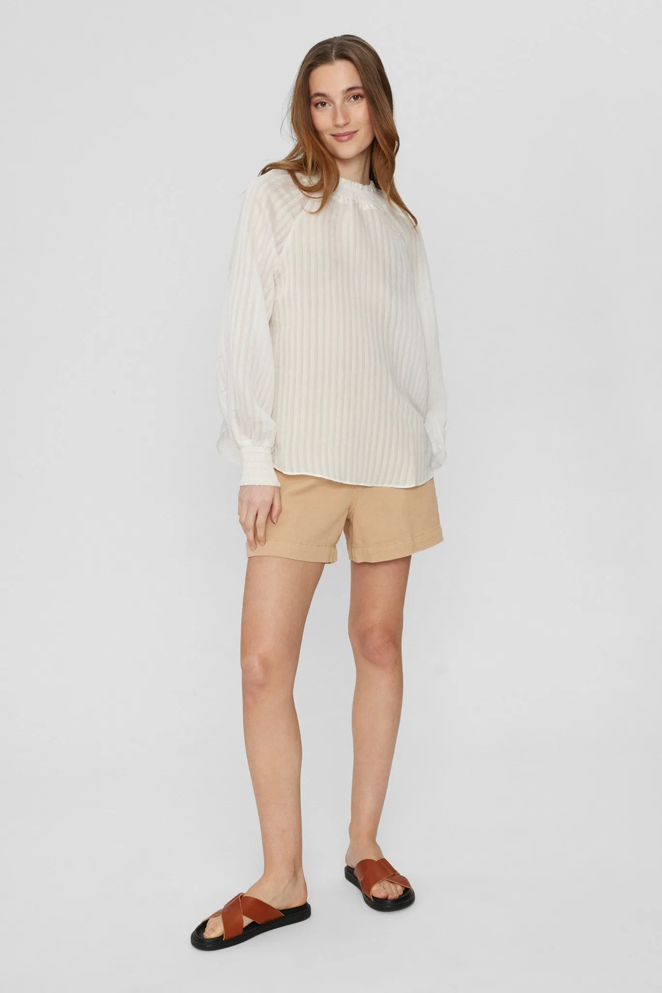 NUBEATE BLOUSE - Bright White