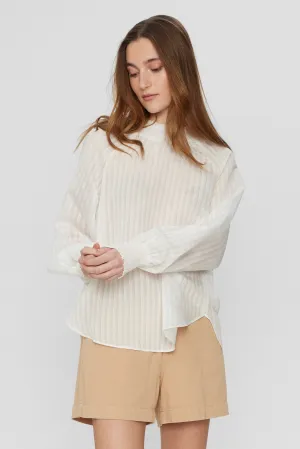 NUBEATE BLOUSE - Bright White