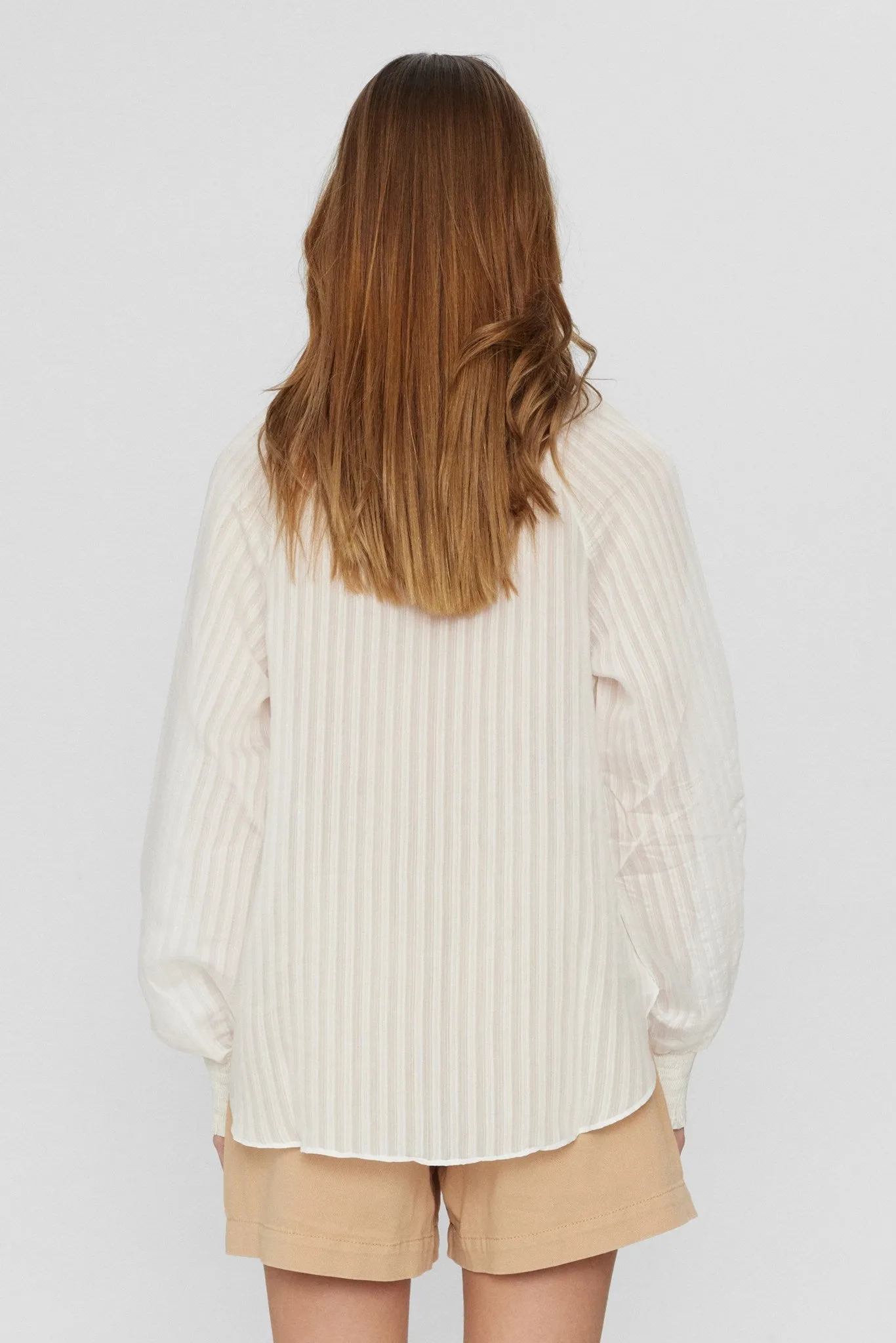 NUBEATE BLOUSE - Bright White