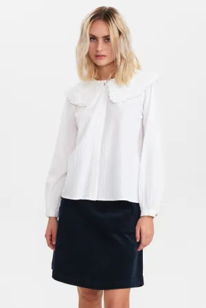 NUCURRAN BLOUSE - Bright White