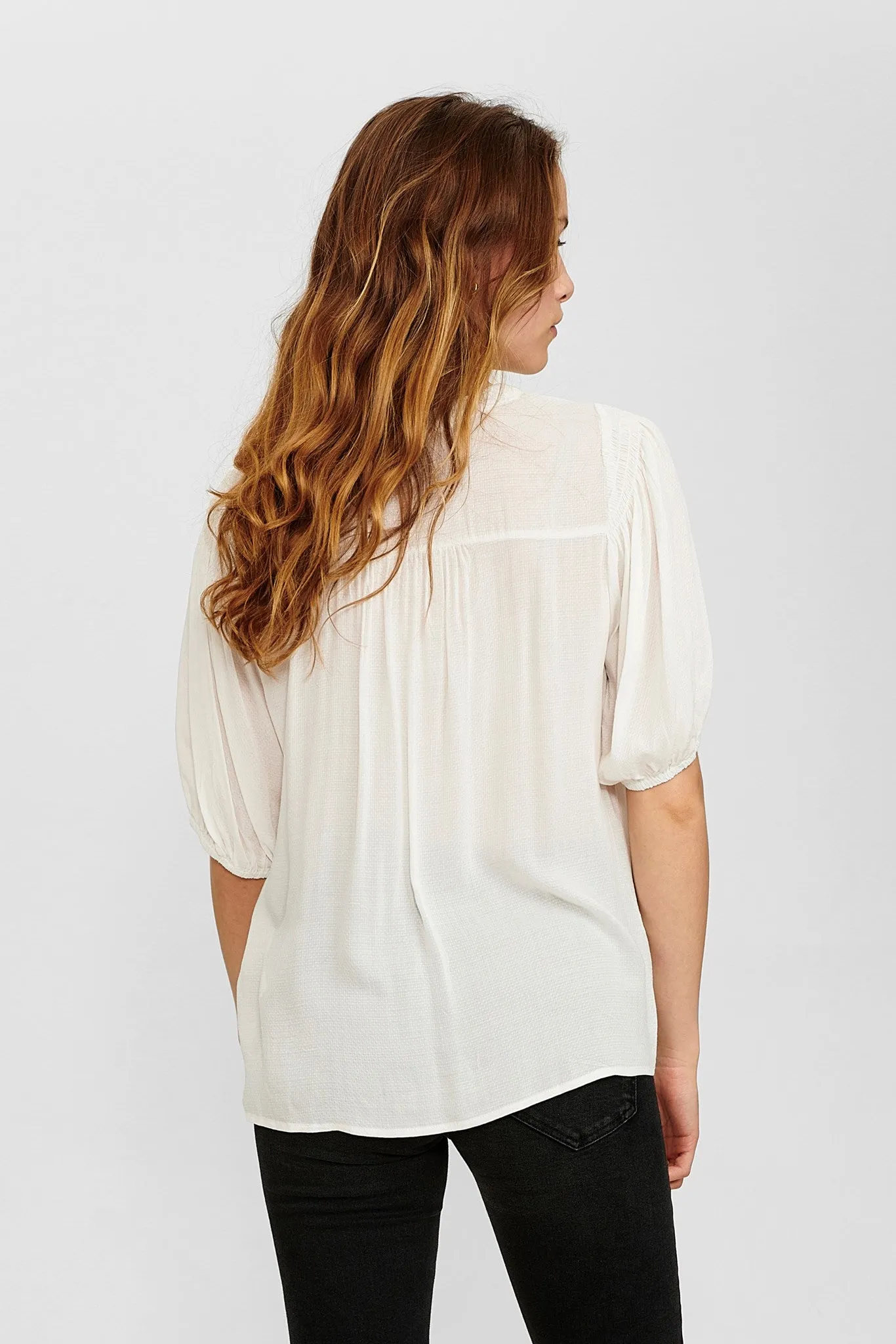 NUSINDY SS SHIIRT - Bright White