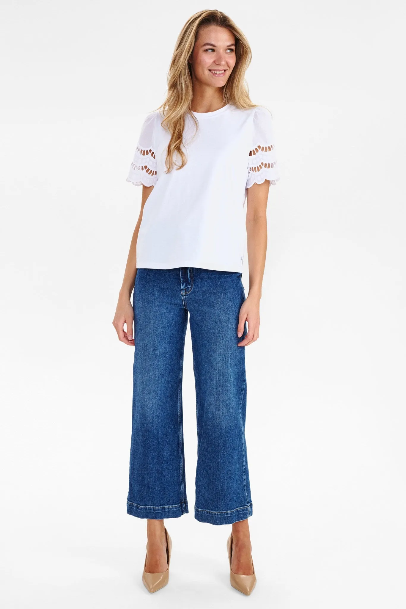 NUTASCHA TEE - Bright White