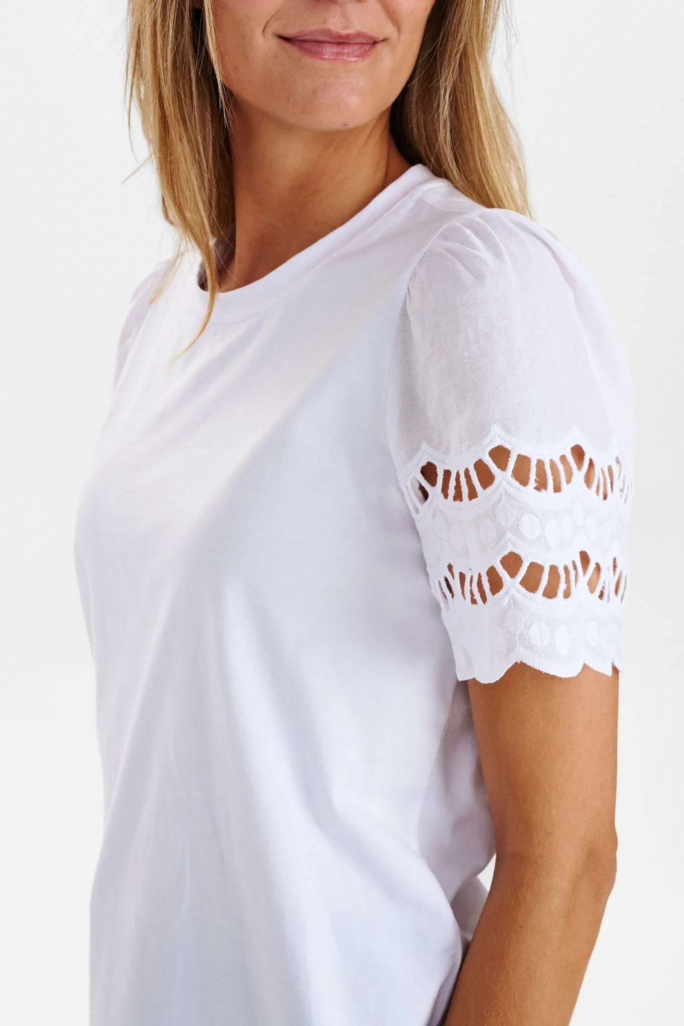 NUTASCHA TEE - Bright White