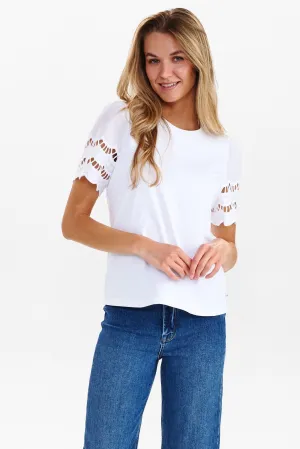 NUTASCHA TEE - Bright White