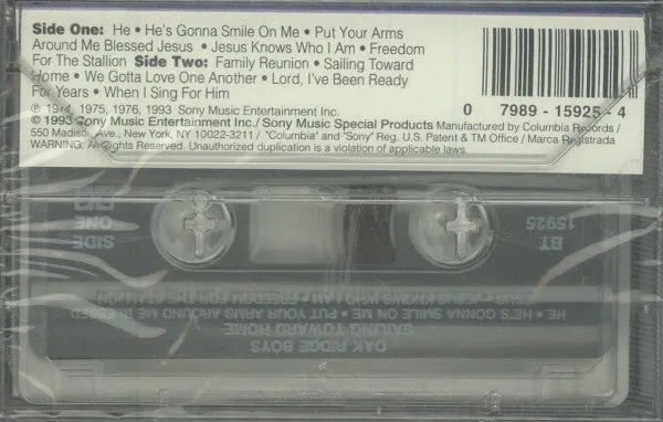 Oak Ridge Boys, The – Sailing Toward Home Cassette *USED 1993 RELEASE*