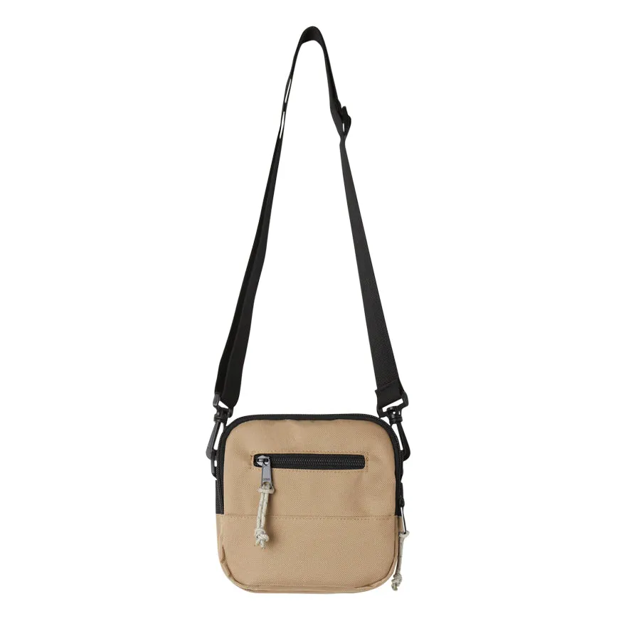 Obey small messenger bag Caramel brown