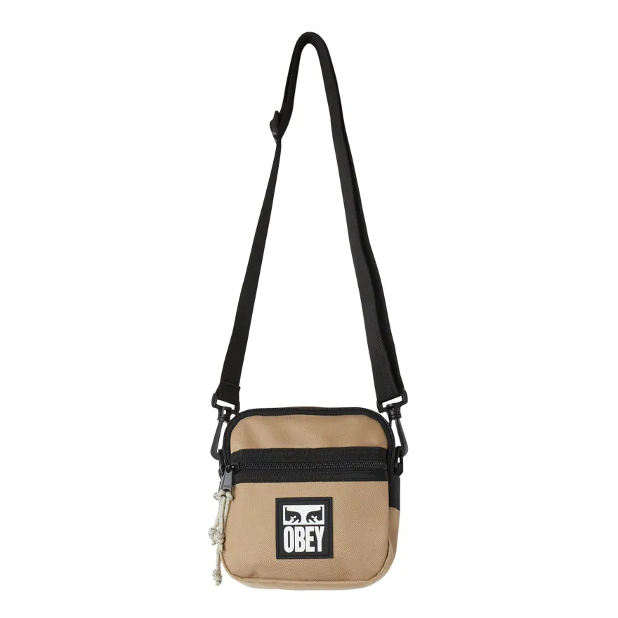 Obey small messenger bag Caramel brown