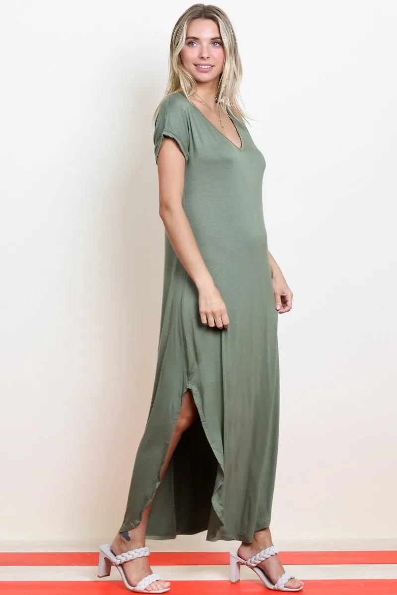 Olive Maxi Dress