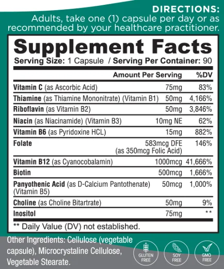 Omax B-Complex Advanced (90 CT)