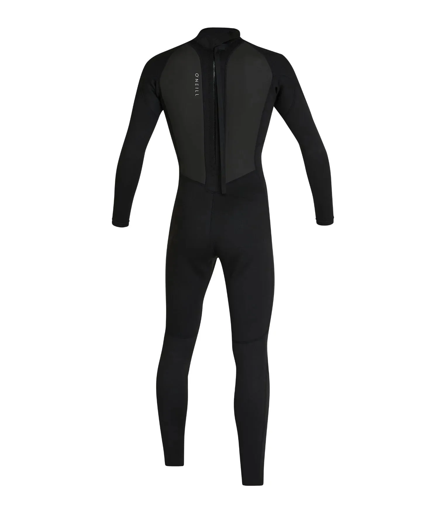 O'Neill Youth Factor Back Zip Steamer 3/2mm - Black/Black
