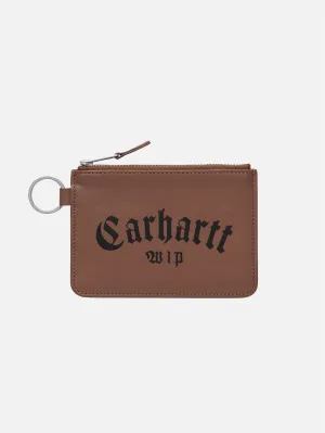 Onyx Zip Wallet - Cognac/Black