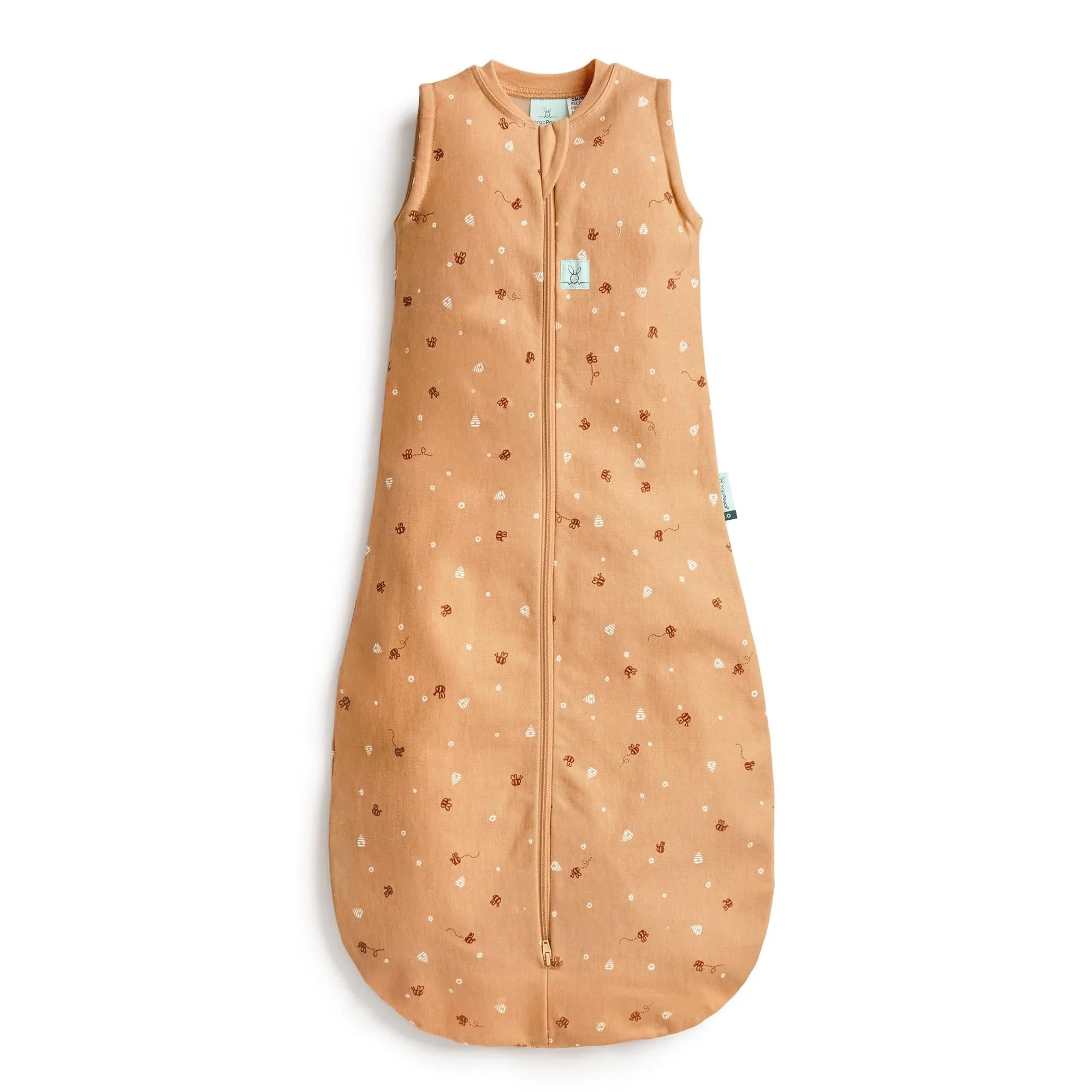Organic All Year Jersey Sleeping Bag - Honey Bees