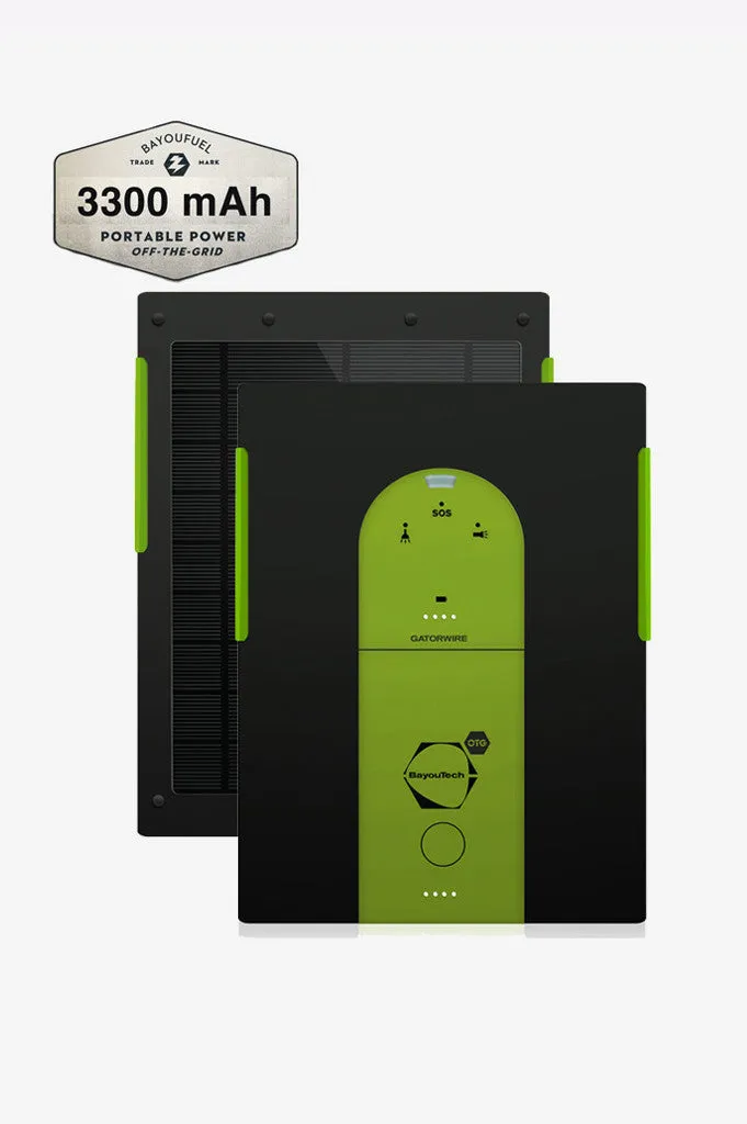OTG G1 Solar Charger with Case, USB Cable and Lanyard
