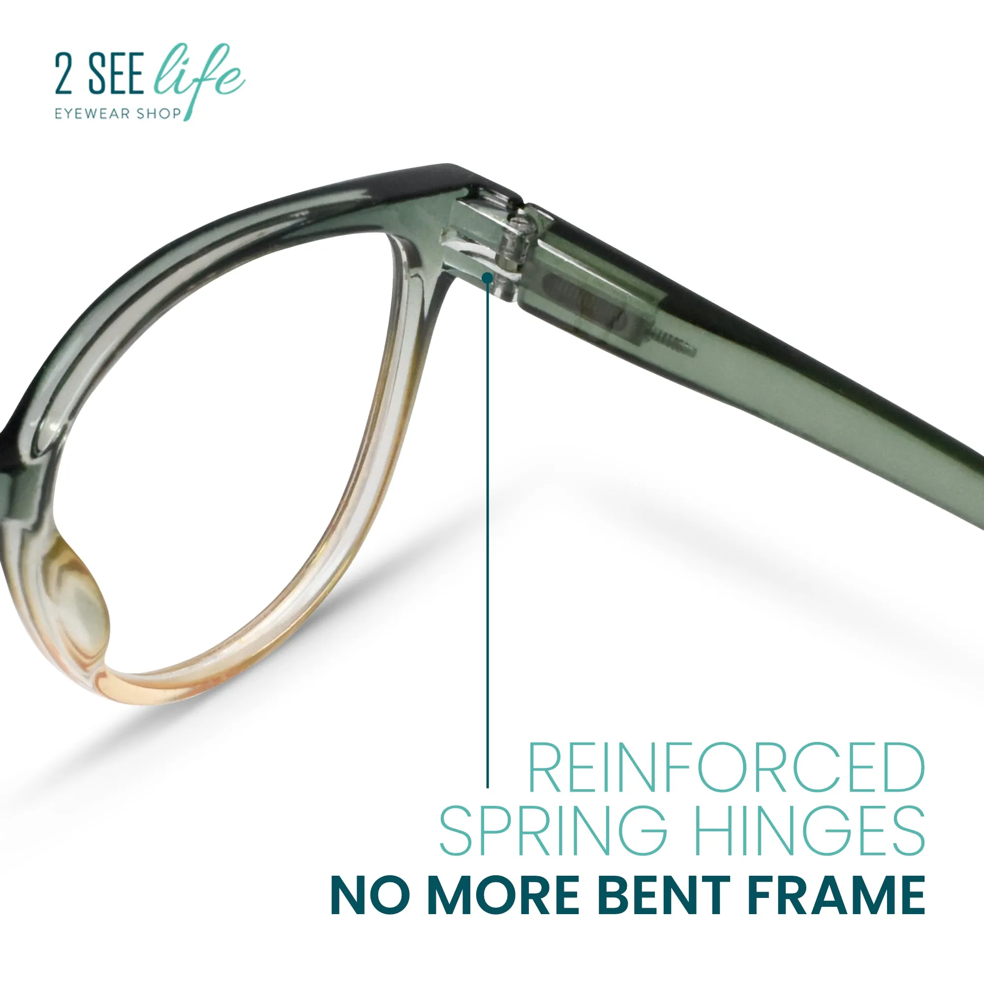 Oversized Cat-Eye Reading Glasses For Women | R-976