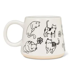 Oversized Cat Party Mug