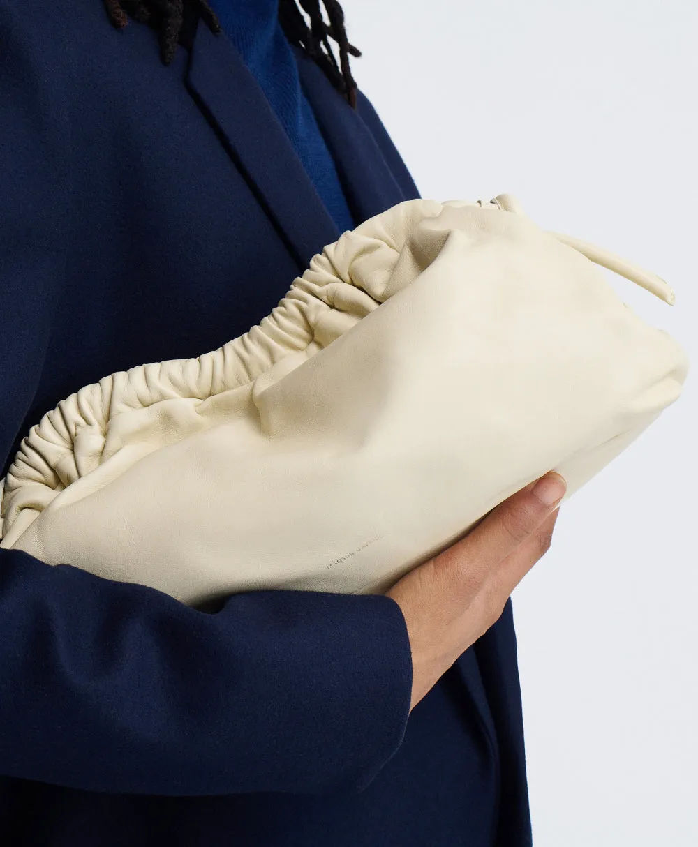 Oversized Cloud Clutch - Black/Flamma