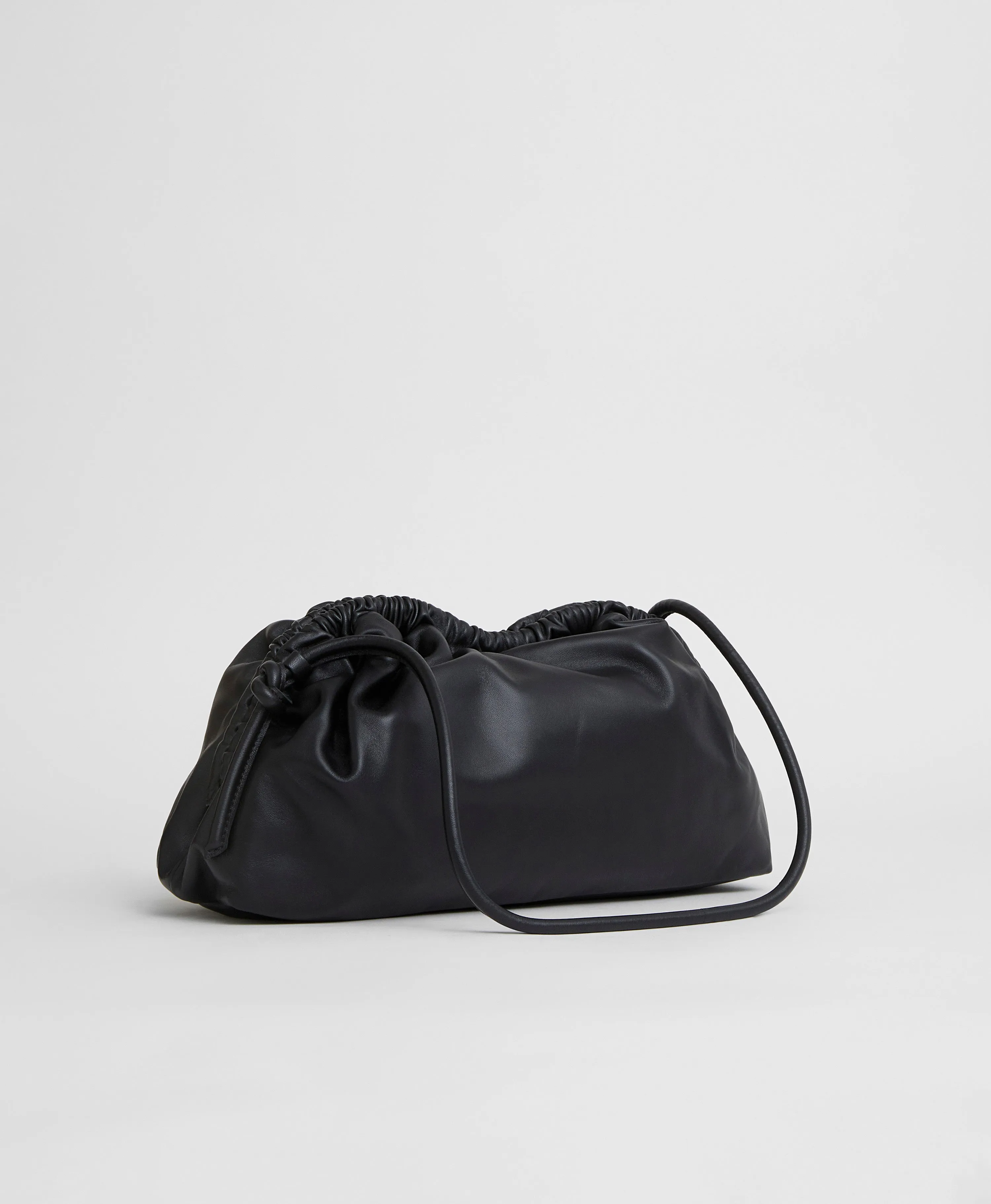 Oversized Cloud Clutch - Black/Flamma