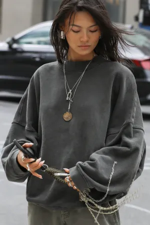 Oversized Crew Pullover